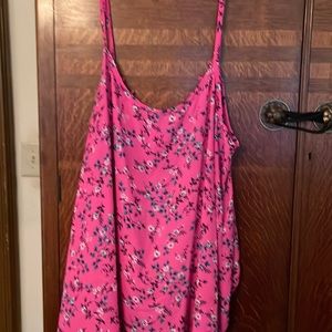 Torrid Pink Florak Tank Top
